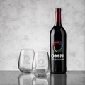 Cabernet Wine & 2 Brunswick Wine Glass Gift Set (VividPrint)